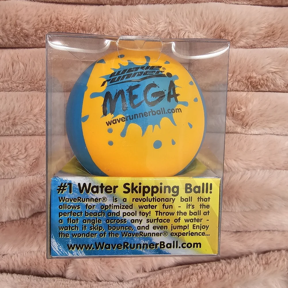 New WaveRunner #1 Mega Water Skipping Ball x4 Assorted Balls